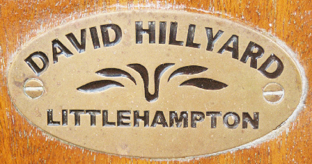 Hillyard Brass Plate